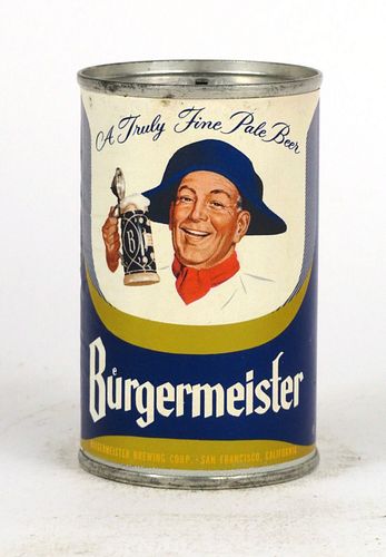1960 Burgermeister Beer Mini Can L46-39, San Francisco, California