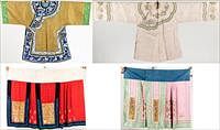 5654622: 2 Chinese Silk Embroidered Men's Jackets and 2 Skirts EV1DC