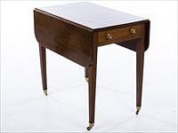5654768: George III Style Mahogany Pembroke Table, Late 19th Century EV1DJ