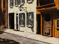 5654780: Svend Damhave (Pensacola, b. 1949), Charleston
 Street Scene, Acrylic on Canvas EV1DL