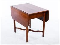 5654842: Chippendale Cherrywood Drop Leaf Table, Late 18th Century EV1DJ