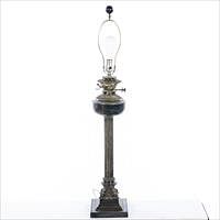 5654883: Silverplate Oil Lamp, Now Electrified EV1DJ