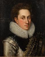 5565068: Follower of Cornelis Janssens van Ceulen I (Dutch/British,
 1593-1661)Portrait of Nobleman,O/C E9VDL