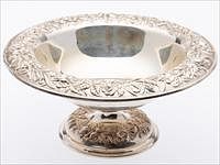 5565252: S. Kirk and Son Repousse Sterling Silver Compote E9VDQ