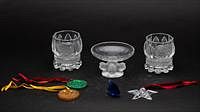 5565216: Group of 7 Glass Articles Including Lalique E9VDF