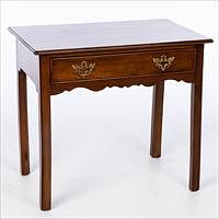 5565334: English One Drawer Side Table, 19th Century E9VDJ