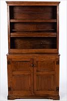 5582823: English Pine Small Bookcase Cabinet, 19th Century E9VDJ