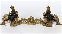 5565168: Louis XV Style Gilt Bronze Chenets, 19th Century E9VDJ
