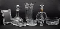 5565197: 8 Waterford Glass Articles and a Baccarat Remy
 Martin Louis XIII Brandy Bottle E9VDF