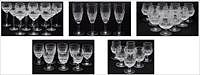 5565099: 40 Pieces of Waterford Crystal Stemware E9VDF