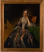 5493180: American School, Possible Portrait of Julia Stockton
 Rush (1759-1848), Oil on Canvas E8VDL