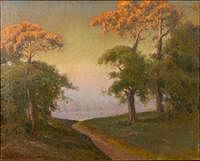 5493161: Paul Fontaine Mersereau (Louisiana/France), Landscape, Oil on Canvas E8VDL