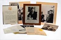 5493147: JFK and Nixon Signed Letters and Memorabilia Pertaining
 to Walter D. Hogle, Bosun US Navy E8VDE