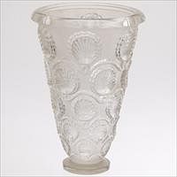 5493054: Lalique Cancale Vase E8VDF
