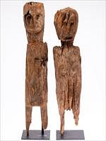 5493101: Male and Female Ancestral Figures, Timor Island
 (Indonesia), Late 19th Century E8VDA
