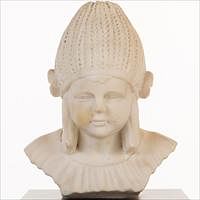 5493289: European School, Bust of a Nordic Girl, 19th Century E8VDL
