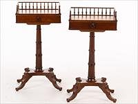 5493370: Pair of English Mahogany Bedside Tables, 20th Century E8VDJ