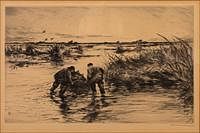 5493204: Roland Clark (American, 1874-1957), Duck Hunting, Etching E8VDO