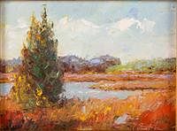 5493310: Jan Clayton Pragratis (FL/GA, 20th/21st Century),
 Landscape, Oil on Canvas E8VDL
