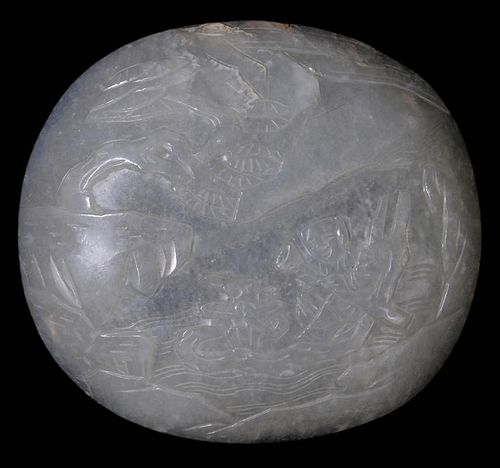 Finely Carved White Jade [Ruyi]