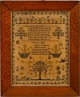 5493134: American or English Sampler by Maria Old, 18th/19th Century E8VDJ