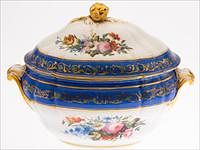 5493349: French Porcelain Soup Tureen, 19th Century E8VDF