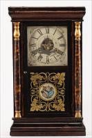 5394393: Seth Thomas Eglomise Mantle Clock, Late 19th Century EE7RDG