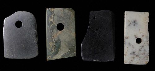 Four Archaic or Archaic Style Nephrite