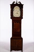 5325849: Regency Mahogany and Oak Tall Case Clock, Jon Stonehouse, Leeds, 1807 EL5QG