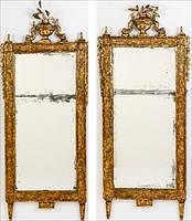 5325867: Pair of Venetian Neoclassical Style Mirrors, c. 1920 EL5QJ
