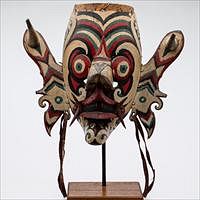 5326015: Dayak Hudoq Mask (Topeng Hudoq), East Kalimantan (Borneo) EL5QA