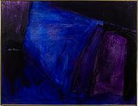 5326051: Beki Leopold Petras (GA/NY, 1928-2016), Papillion, Acrylic on Canvas EL5QL