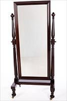 5325953: English Mahogany Dressing Mirror, Late 19th/Early 20th Century EL5QJ