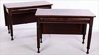 5344573: Late Federal Two Part Mahogany Dining Table, c. 1830 EL5QJ