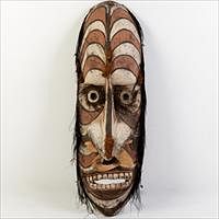 5326047: Sepik River Style Mask, Papua New Guinea EL5QA