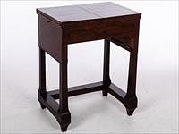 5326111: French Empire Style Mahogany Table, 20th Century EL5QJ