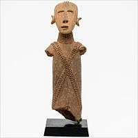 5325909: African Style Ceramic Figure Bura Terracotta Figure, Niger EL5QA