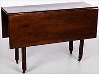 5326009: American Cherrywood Drop Leaf Table, 19th Century EL5QJ