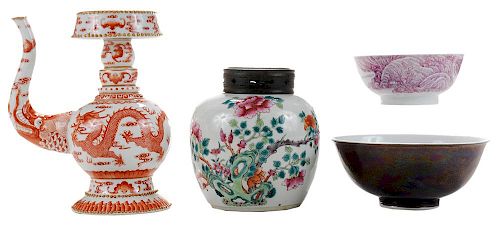 Four Pieces Chinese Porcelain