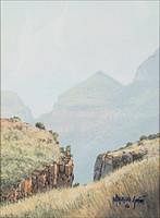 5344737: Malachi Smith (South Africa, 1948-2012), Landscape, Gouache on Paper EL5QL
