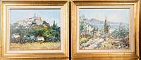 5085377: Emrik Renier (French, 20th Century), Two Works:
 Paysage a Biot and Cote Varoise, Oil on Canvas EL2QL