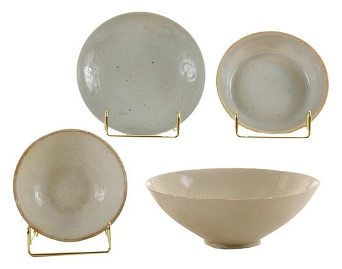 Four Song Style Dishes and Bowls