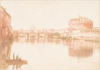 5085361: View of Rome, Hand-colored Photogravure EL2QO