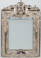 5081361: Silverplate Table Mirror EL1QQ