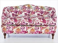 5081462: Serpentine Back Upholstered Sofa, 20th Century EL1QJ