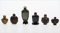 5081431: 6 Chinese Metal and Other Snuff Bottles EL1QC