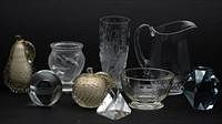 5081456: Nine Pieces of Glassware, Including Lalique EL1QF