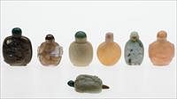 5081453: 7 Chinese Jadeite and Other Snuff Bottles EL1QC