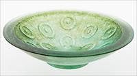5081467: Daum Nancy Green Glass Bowl EL1QF