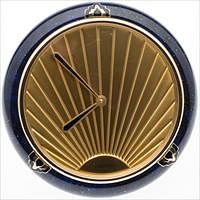 5081382: Cartier Enamel and Gilt-Metal Clock EL1QG